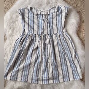 Poppet & Fox Blue and White Striped Dress